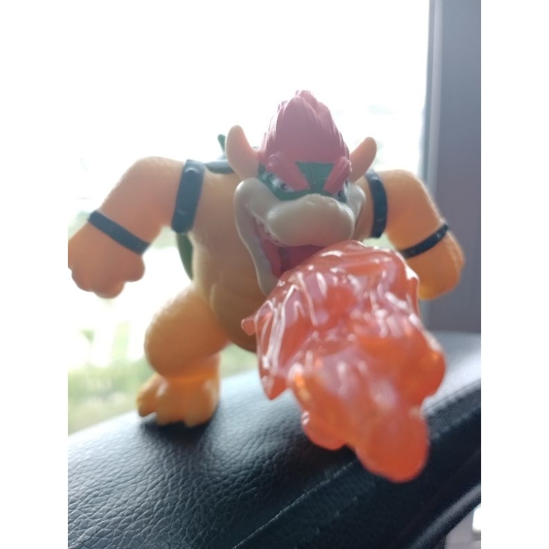 Super Mario Bowser Plastic Figure with Rotating Fire) Shopee