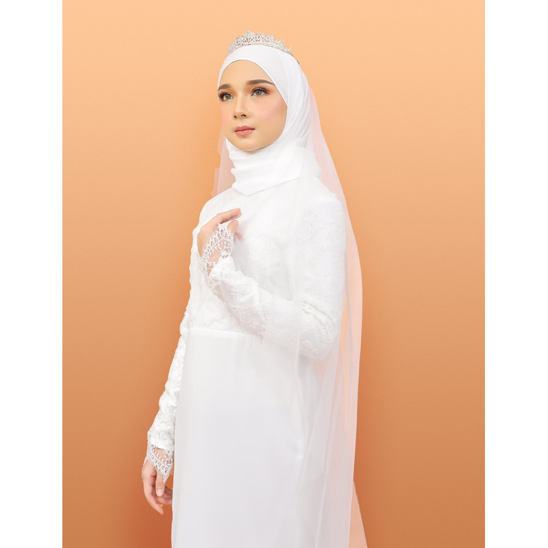 VEIL NIKAH / VEIL TUNANG / LONG VEIL / VEIL / VEIL HIJABISTAHUB / VEIL ...