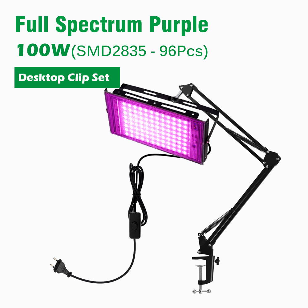 AC240V 50W 100W 150W Full Spectrum LED Grow Light With Stand Sunlike ...