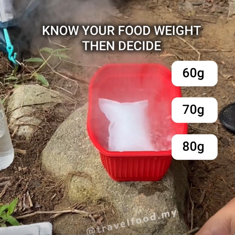 MRE Heater Flameless ration heater 60 70 80g Self Heating element Food