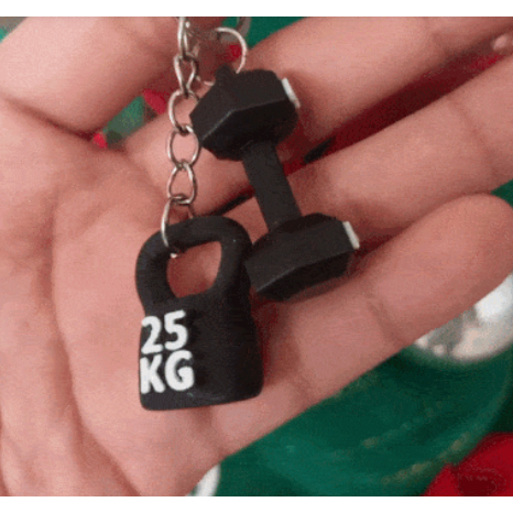 GYM Keychains (KETTLEBELL AND DUMBBELL) | Shopee Singapore