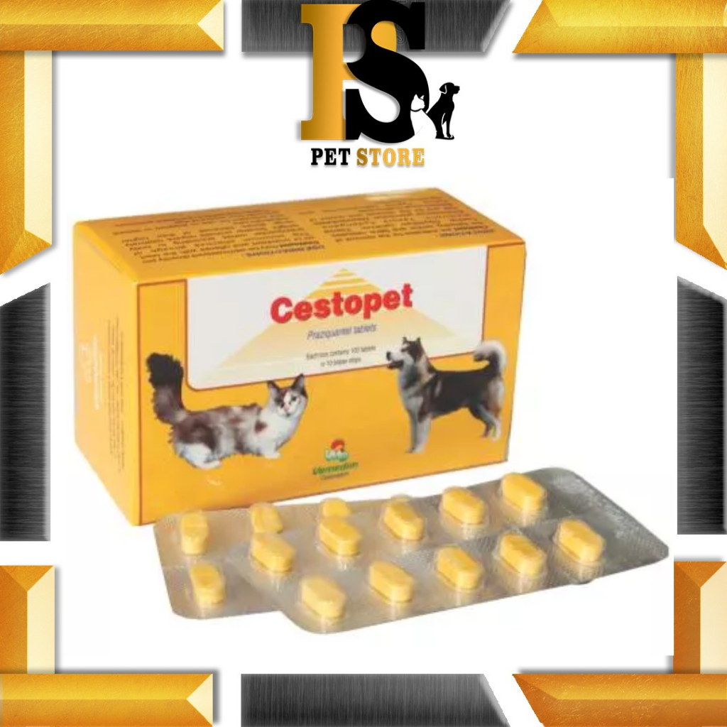 Deworm Cat Medicine for Cat And Dog Worms Dewormer Tablet for Cats