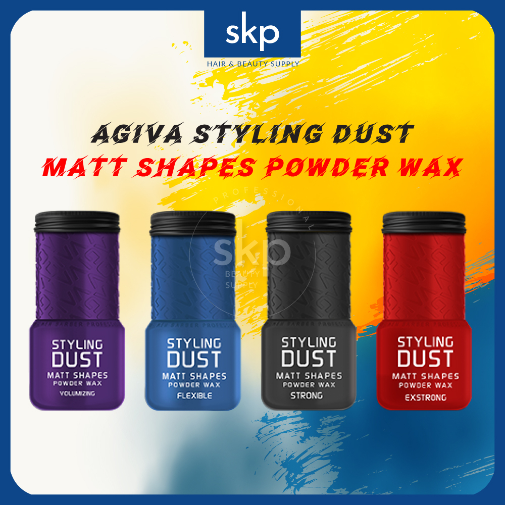 Agiva Styling Dust It Matt Shapes Powder Wax 20g - ExStrong / Flexible ...