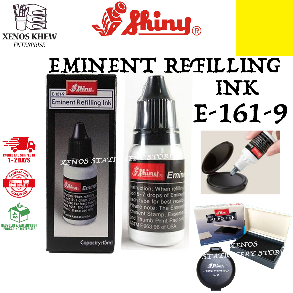 SHINY EMINENT REFILLING INK / THUMB PRINT PAD REFILL INK [ E1619