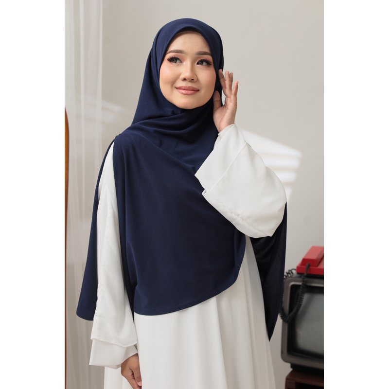 Tudung Khimar Labuh Berzip MOSSCREPE bidang 60 UMRAH tudung awning ...