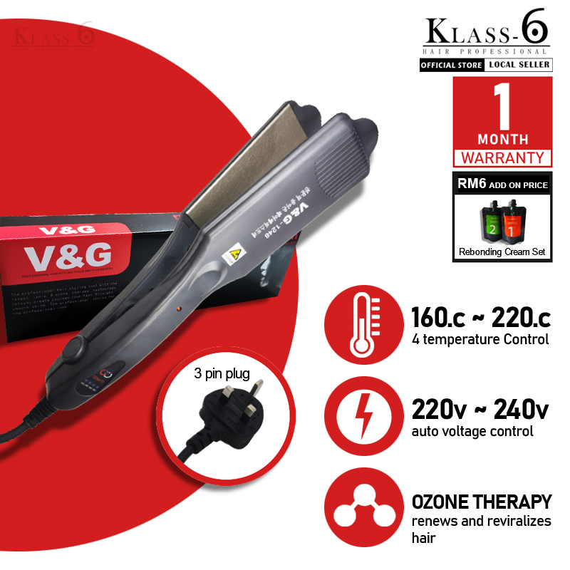 V&g professional flat iron sales