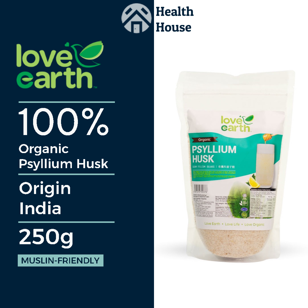 [Love Earth] Organic Psyllium Husk with Psyllium Husk250g