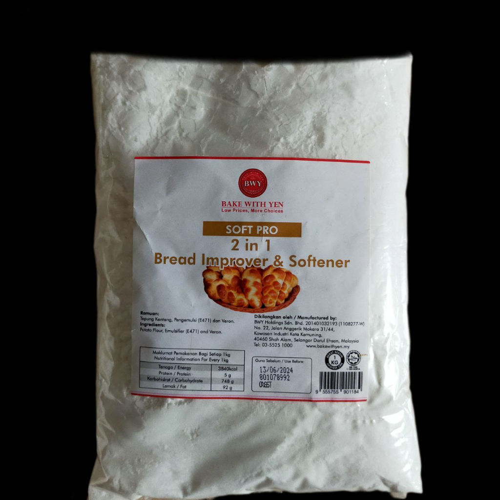 BWY Soft Pro Bread Improver & Softener 2 in 1 (1kg) Shopee Singapore