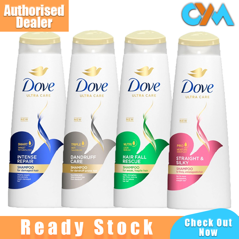 Dove Shampoo 330ml Hair Fall Rescue Intense Repair Dandruff Care Straight Silky Smart Target