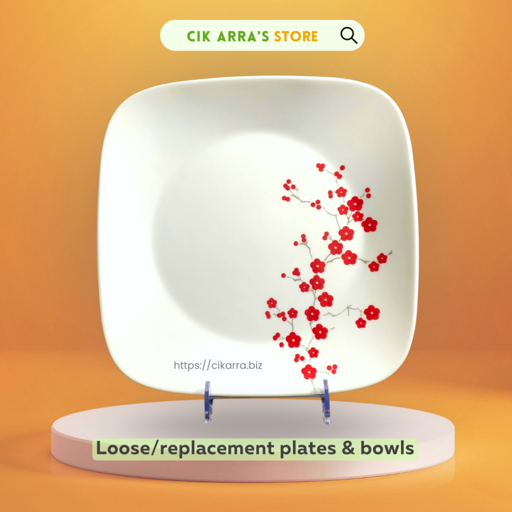 Corelle Hanami Garden Square Loose Replacement Plates Bowls (Sold ...