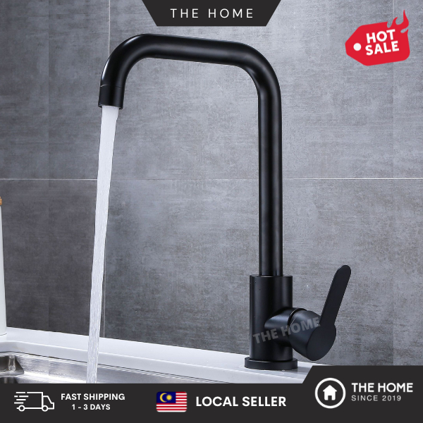 THE HOME Kitchen Sink Faucet Stainless Steel 360 Rotation Sink Water