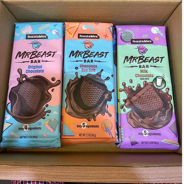 MrBeast Chocolate Feastables | Shopee Singapore