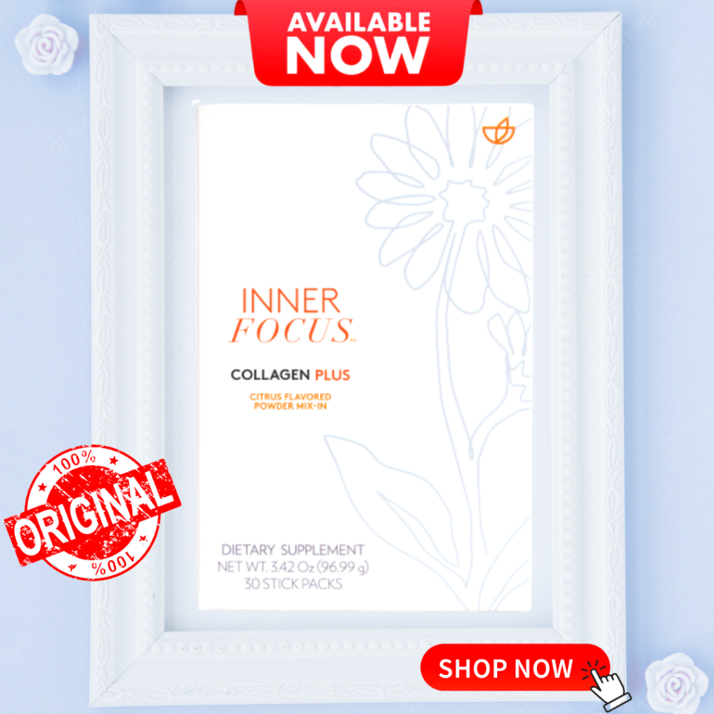 Beauty Focus Collagen+ Pharmanex – 30 Sachets Saveur Orange, Collagène Hydrolisé Pour La Peau