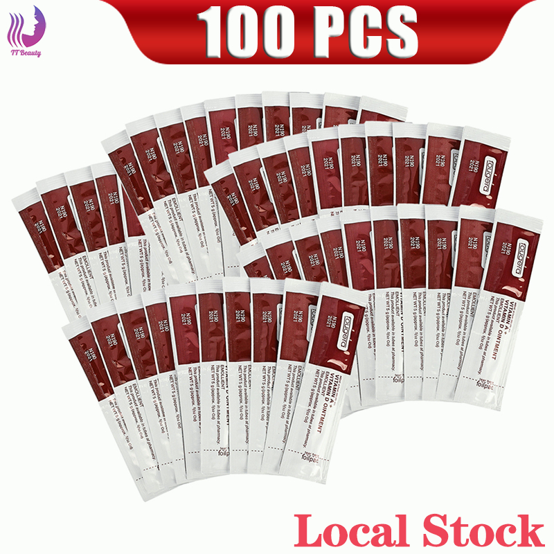 100Pcs Fougera Vitamin A and D Ointment Anti Scar Tattoo Aftercare ...