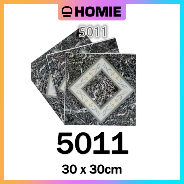 [54PCS PER BOX] Vinyl Flooring Floor Sticker Vinyl Jubin Lantai Mozek ...