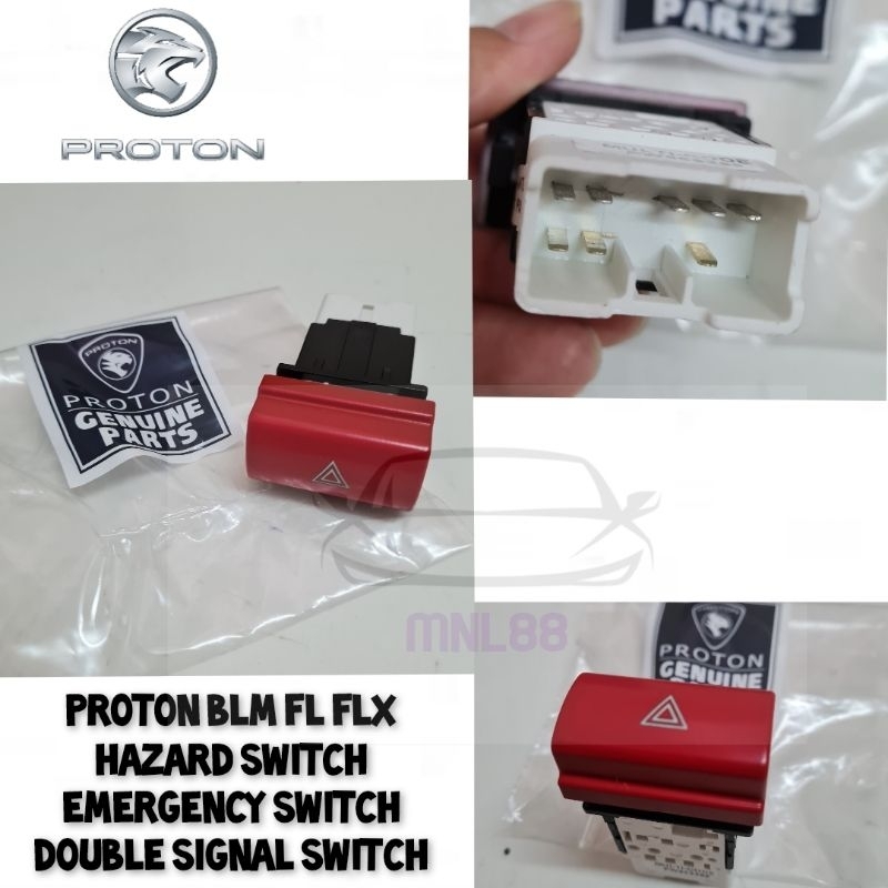 PW855369 PROTON SAGA BLM & FL FLX HAZARD / EMERGENCY / DOUBLE SIGNAL