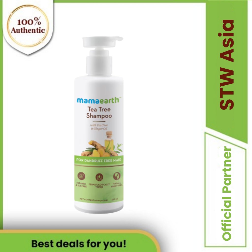 Mamaearth Anti Dandruff Tea Tree Shampoo with Tea Tree and Ginger Oil