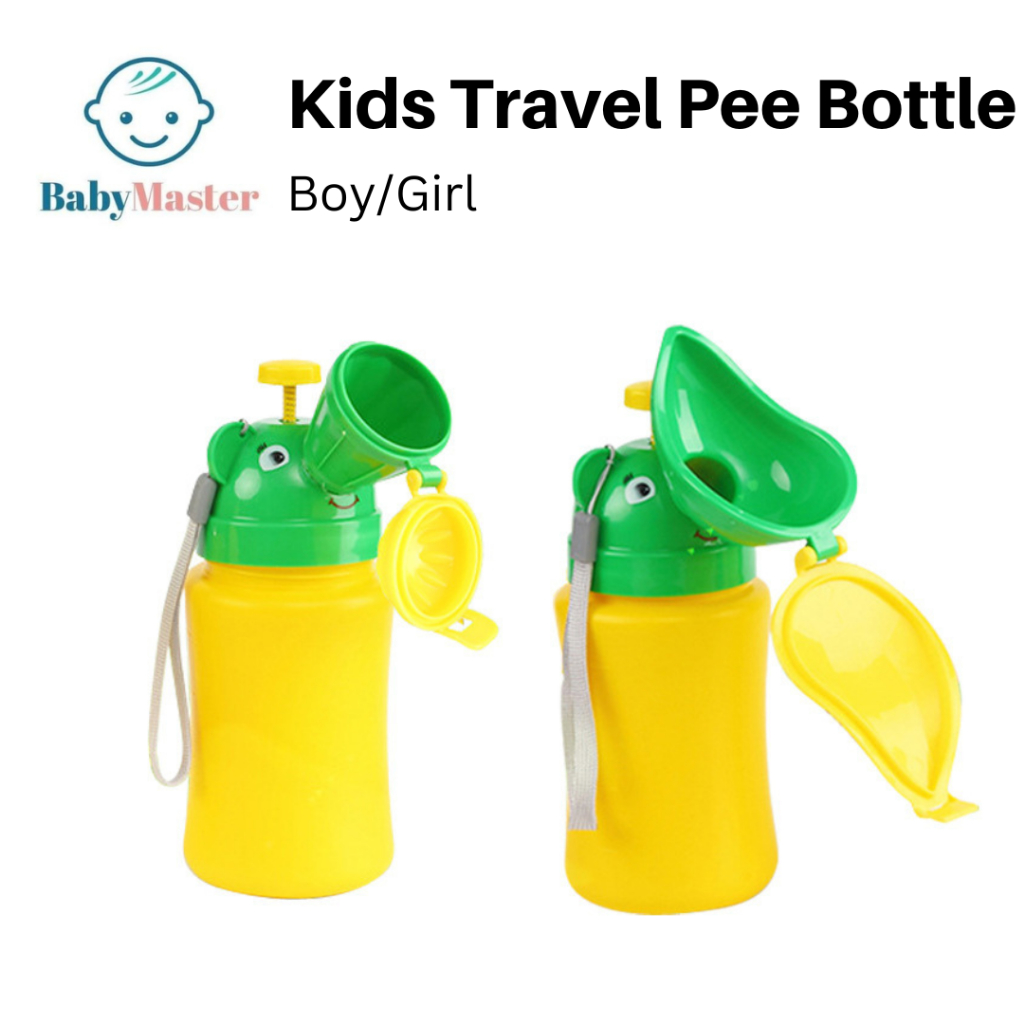 ONEDONE Travel Urinal Portable Potty Pee Cup For Kids Girls Urinal Emergency Toilet For Camping Car Travel And Kid Potty Pee Training Pee Bottle For Toddlers Kids Children Baby Girls(Pink