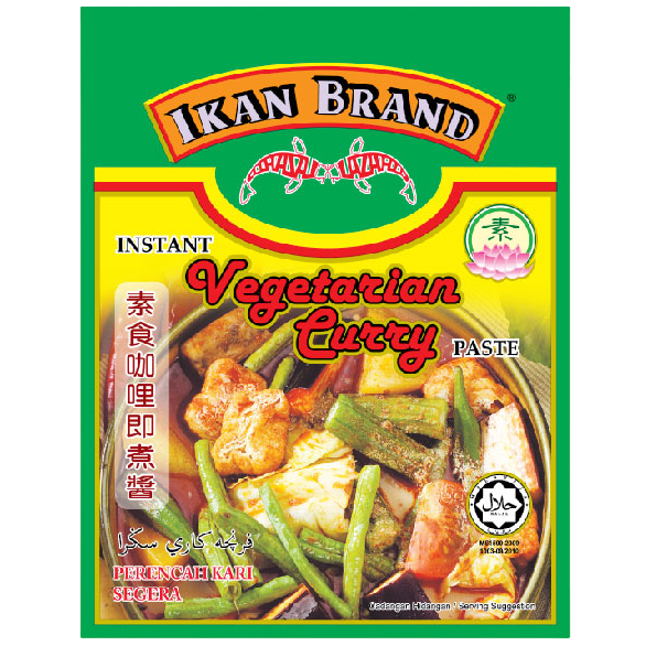 MERAH Instant Paste Brand Fish | CHICKEN CURRY | Instant Rendang | Red ...