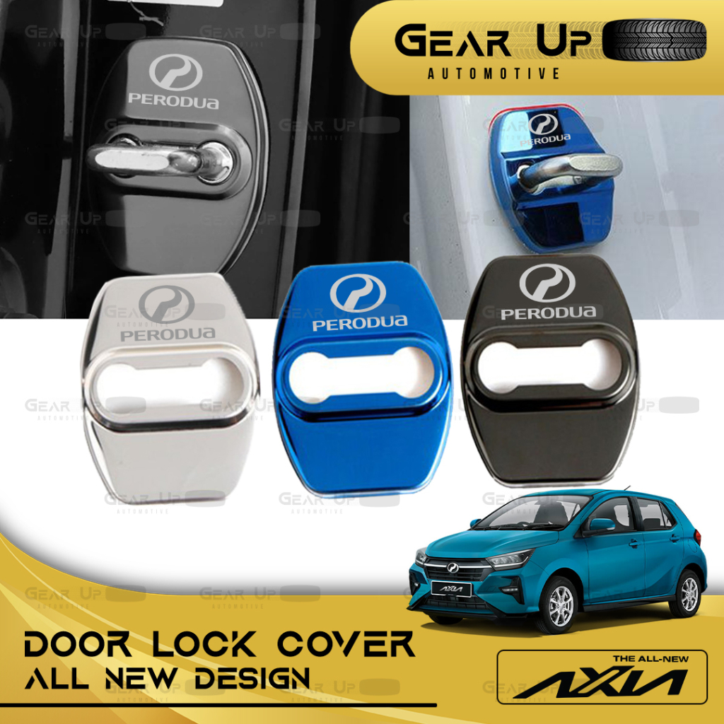 DOOR LOCK COVER Perodua New AXIA 2025 2024 2023 G X SE AV Accessories ...
