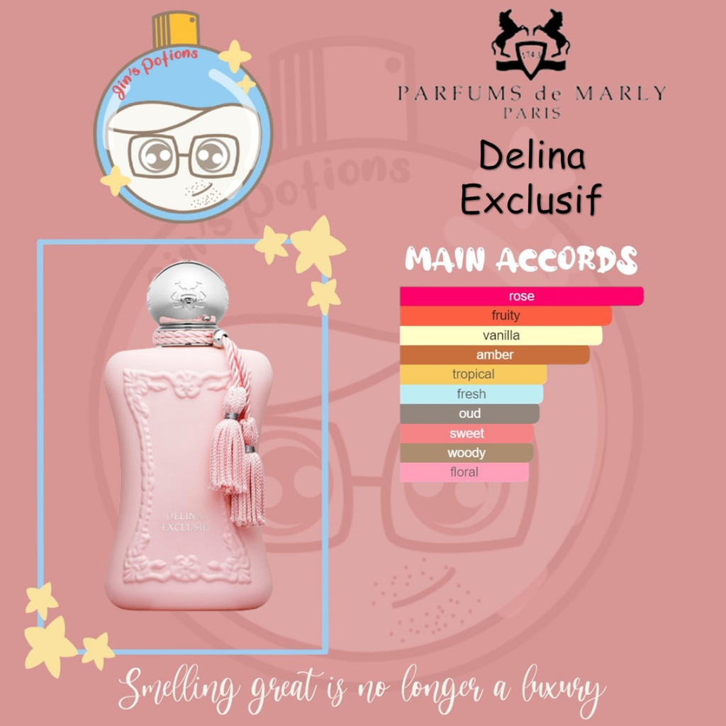 parfums de marly delina exclusif female perfume decant Shopee Singapore