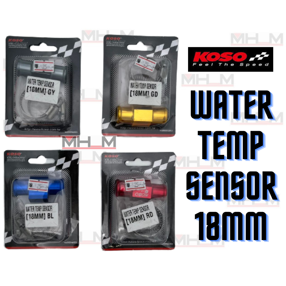 KOSO WATER TEMPERATURE SENSOR 18MM UNIVERSAL WATER TEMP SENSOR Shopee