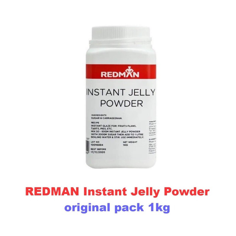 RedMan Instant Jelly Powder 1KG Shopee Singapore