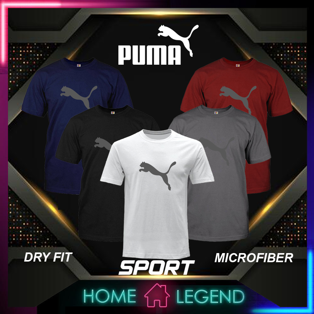 ‎️‍ ️‍ P ma 3 Microfiber T Shirt Tshirt Tee Sportswear Round Neck Quick Dry Baju Unisex Men Women