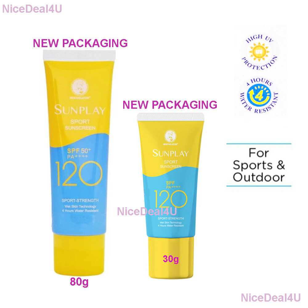 Sunplay Sport Sunscreen 120 SPF 50+ PA++++ 30g/80g Outdoor Sunscreen