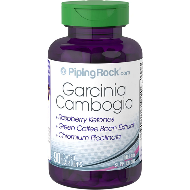 Garcinia Cambogia 500 mg with Raspberry Ketones & Green Coffee, 90