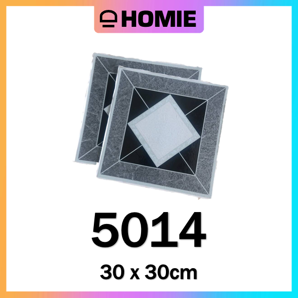 [54PCS PER BOX] Vinyl Flooring Floor Sticker Vinyl Jubin Lantai Mozek ...
