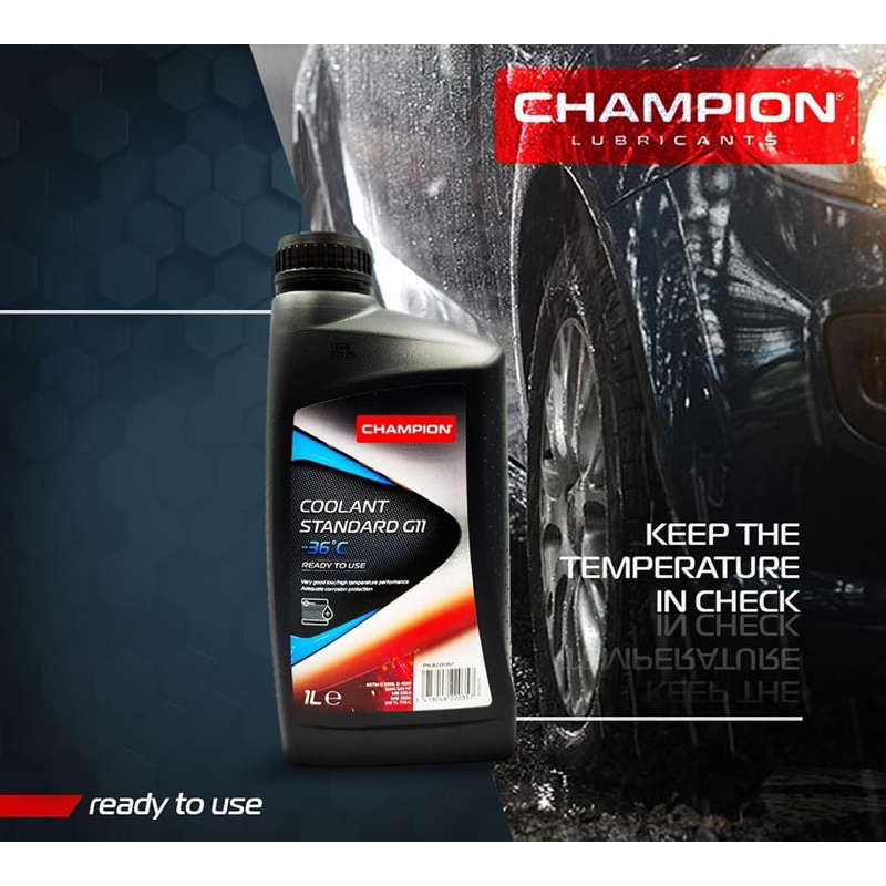 500001 CHAMPION ANTIFREEZE STANDARD G11 ethylene glycol based coolant