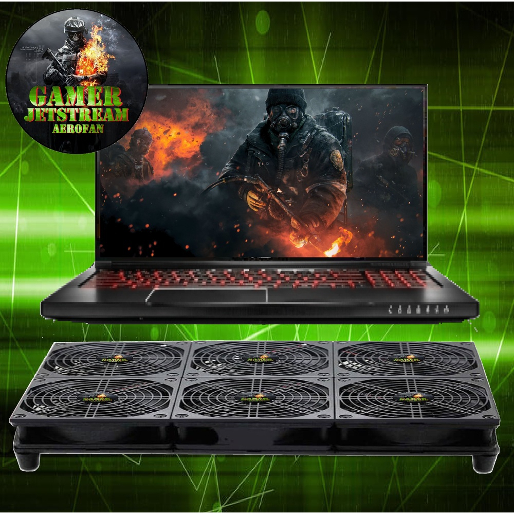 240mm x 360mm (6 Fan) With Speed&Non Speed Control GAMER JETSTREAM ...