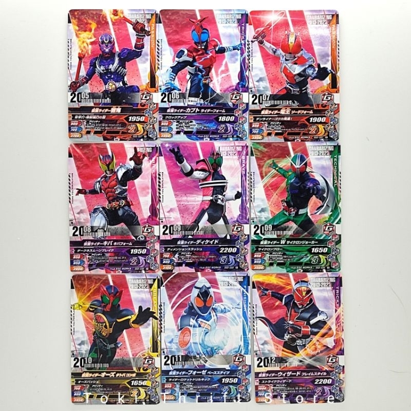 Ganbarizing Card Kamen Rider Geats Series 3 (N/R) 3 | Shopee Singapore