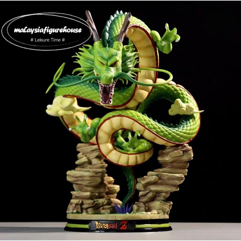 35CM DRAGON BALL SUMMON DRAGON GOLD SHENRON COPY RESIN GK FIGURE STATUE ...