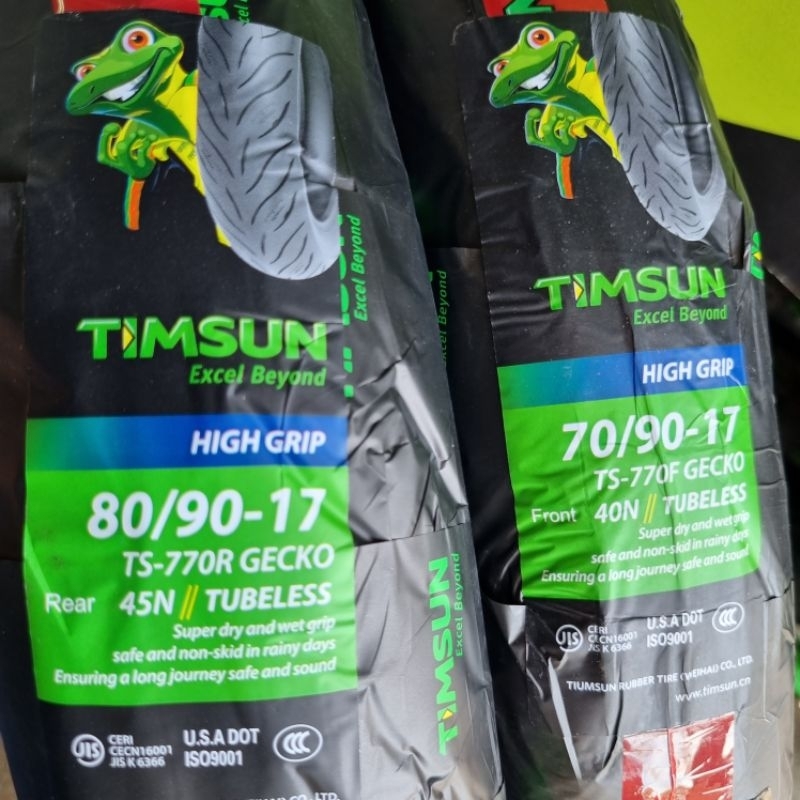 TS770 TIMSUN 】TYRE 70/90-17 80-90-17 ( TS692 NEW ) | Shopee Singapore