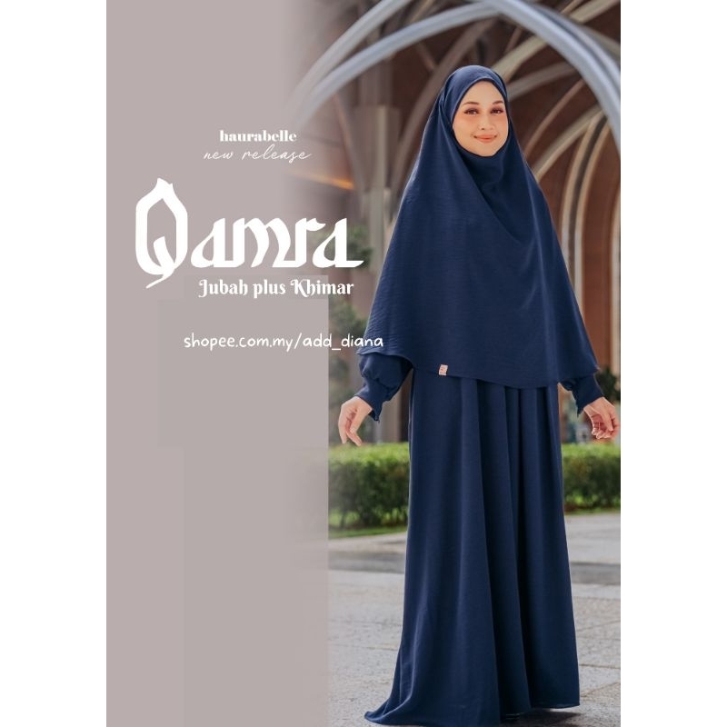 JUBAH QAMRA + KHIMAR UMRAH COLLECTION BY HAURABELLE (IRONLESS, BF ...