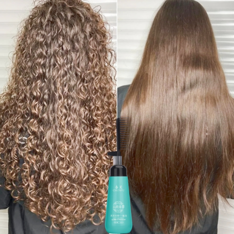 Hair Straightening Cream Medicine Straight hair ubat rebonding hair
