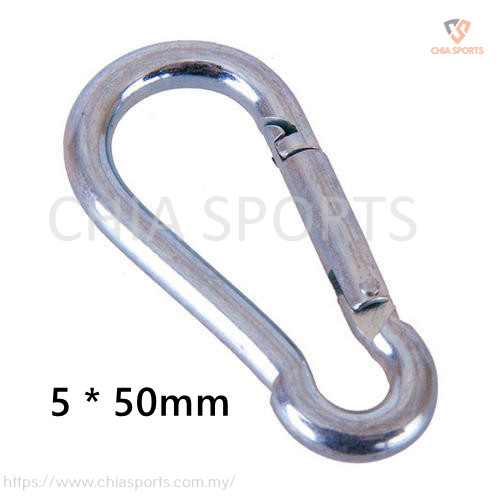 Spring Snap Hook Carabiner 5mm M5 Hooks Fitness Lock Catch Gym Cable ...