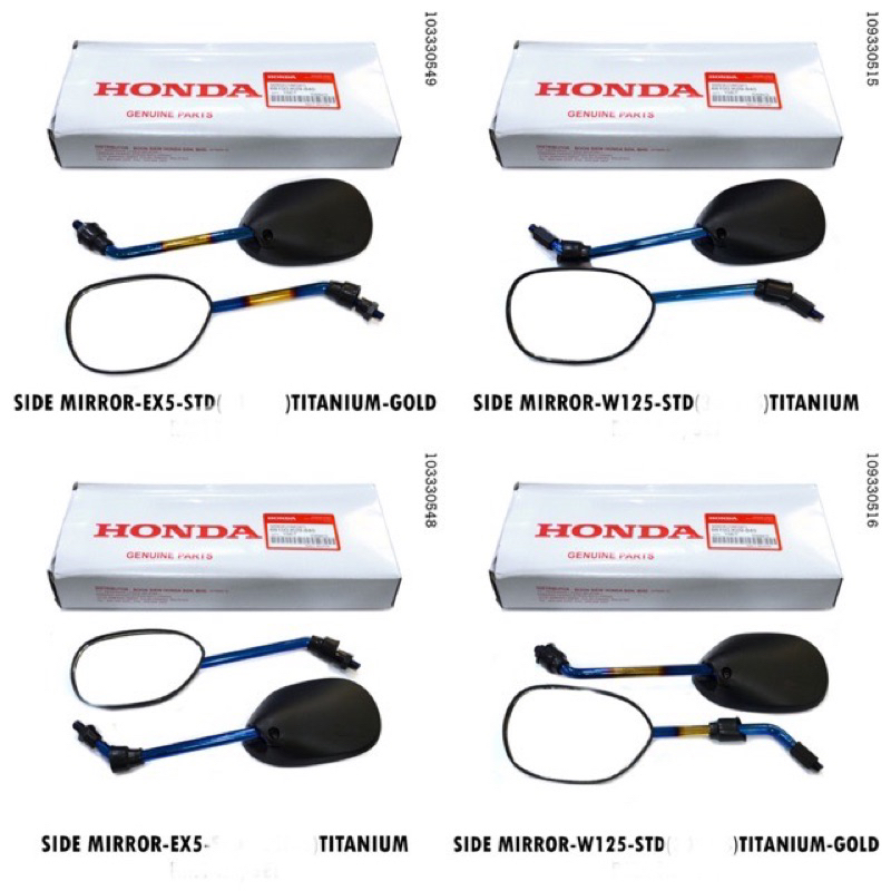 EX5 DREAM WAVE125 BATANG TITANIUM SIDE MIRROR | Shopee Singapore