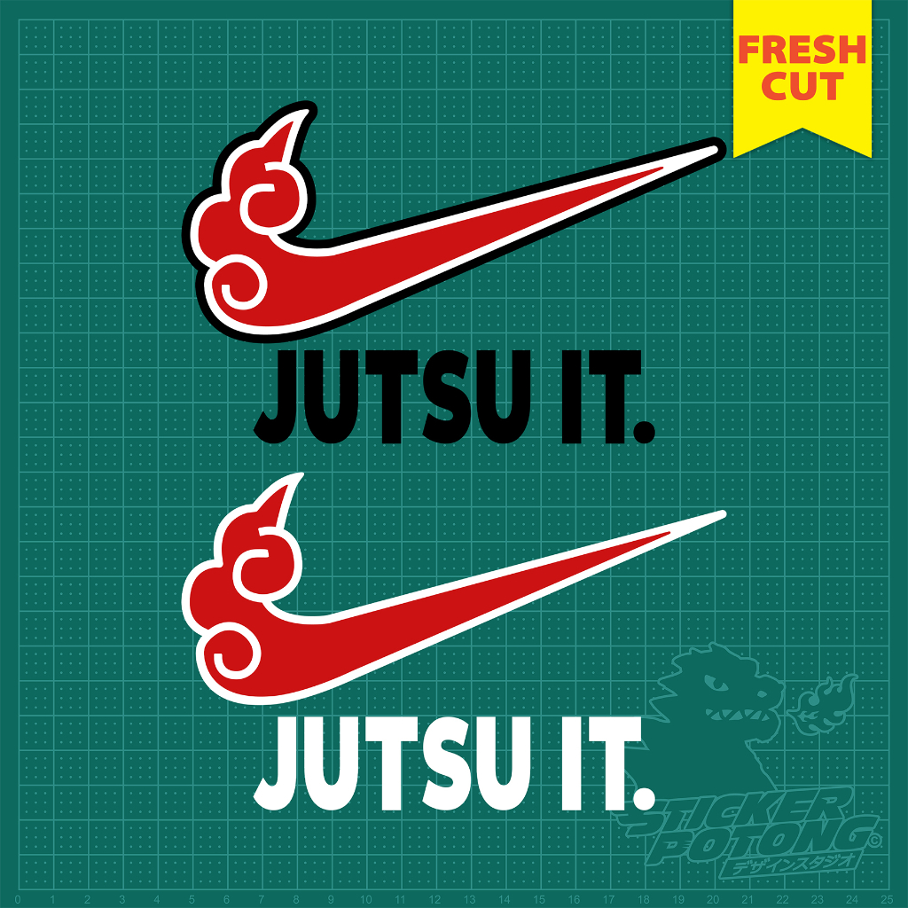 STICKER AKATSUKI JUTSU IT (STICKER POTONG) | Shopee Singapore