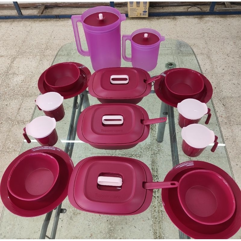 Tupperware Gourmet Server Set (Full Set) Shopee Singapore
