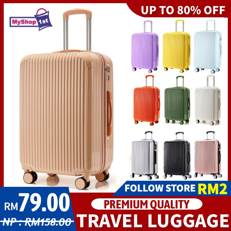 PREMIUM] Bagasi Bag ABS+PC HARDCASE TRAVEL LUGGAGE SETS SUITCASES