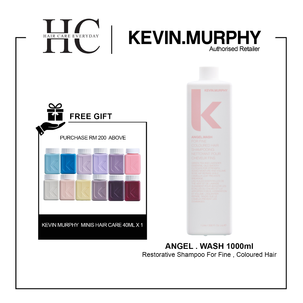 Kevin Murphy Angel Wash Hair Shampoo 1000ml ( Restorative Shampoo For