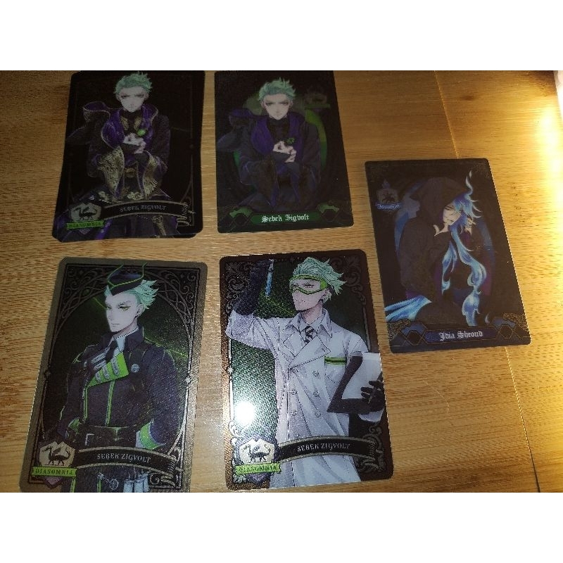 Twisted wonderland card Bandai Sebek Zigvolt Idia Shroud 扭曲仙境 anime ...