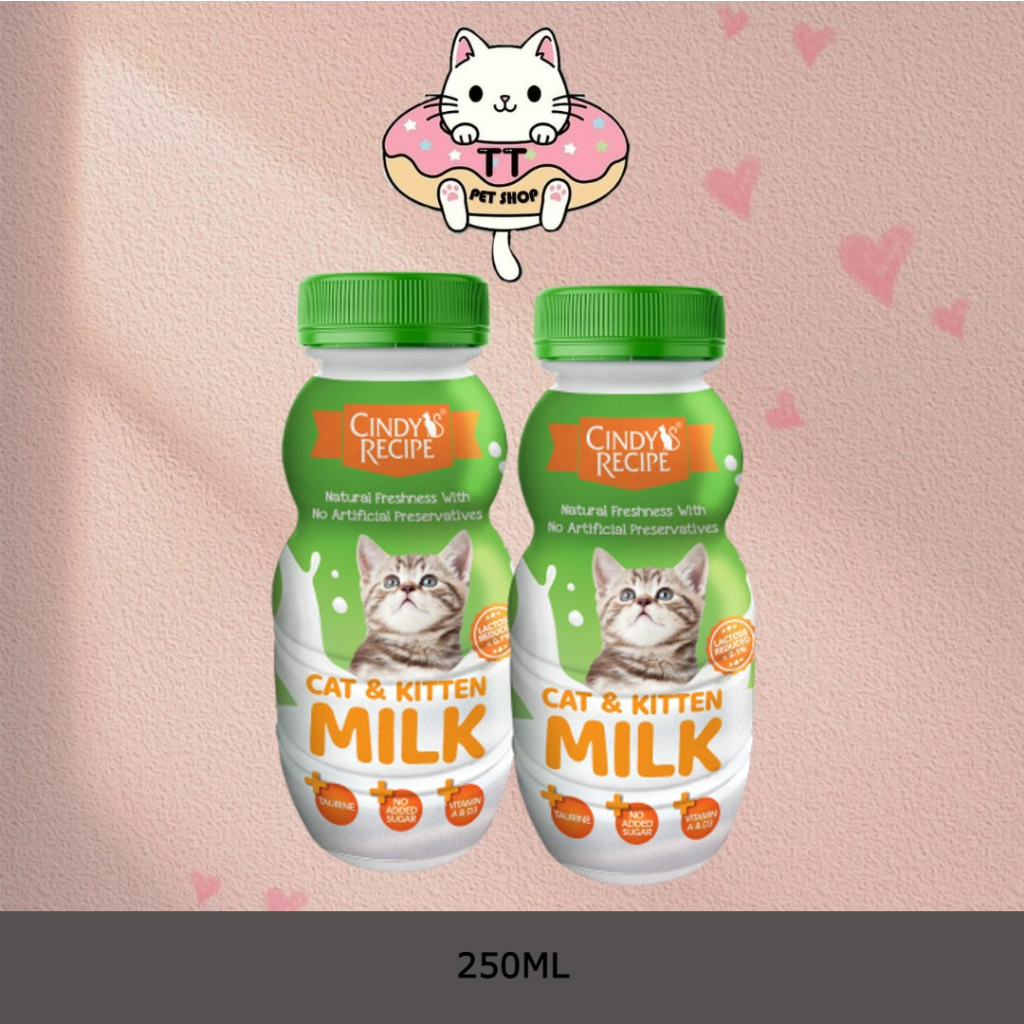 CINDY Recipe Cat & Kitten Milk / Susu (250ml/) Shopee Singapore