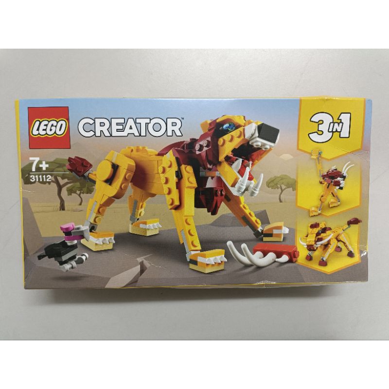 LEGO CREATOR 31112 3 IN 1 WILD LION 224PCS | Shopee Singapore