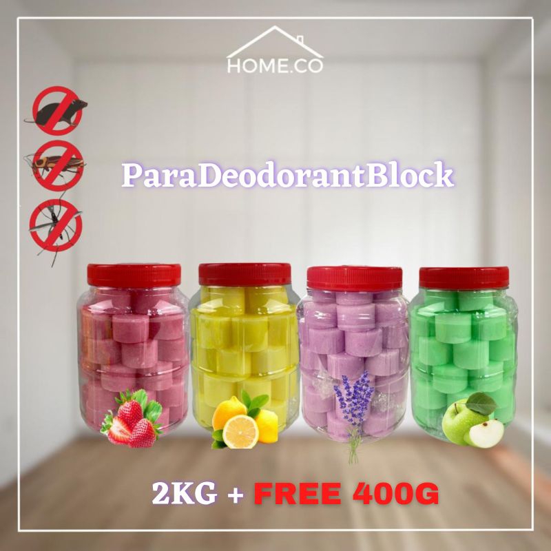 The Deodorant Block (2kg) Drug Mutat/Fragrance FREE 400G | Shopee Singapore