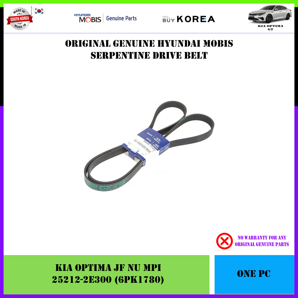 Hyundai Optima JF NU-MPI Hyundai Mobis Drive Belt (25212-2E300 ...