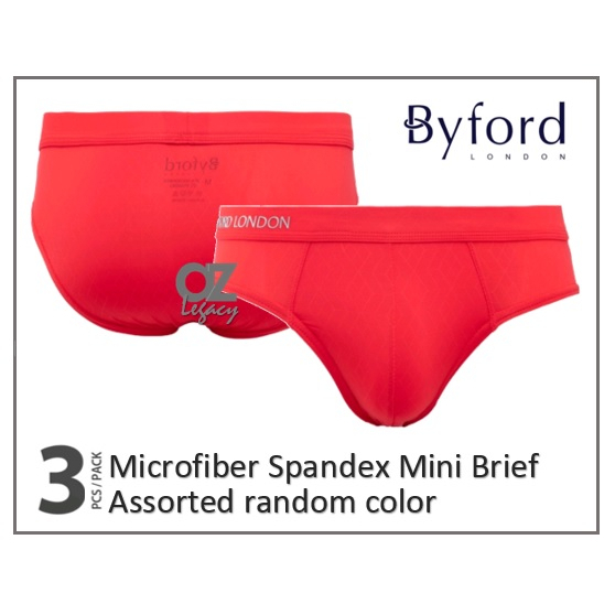 ByFord London 3Pcs Microfiber Spandex Mini Brief (BUB694M) | Shopee ...